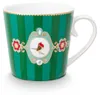 Pip Studio Henkelbecher Love Birds Stripes Emerald Grün Produktbild-Vorschau 1