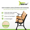 Gartenbank Parkbank Holtz Gusseisen Garten Outdoor Bank Produktbild-Vorschau 2