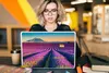 MuchoWow® Laptop Aufkleber Sticker Cover Lavendel - Berg - Produktbild-Vorschau 5