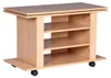 TV HiFi Bank OREGON Buche Fernsehtisch drehbar & rollbar 75 Produktbild-Vorschau 2