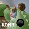 LUMALAND Kindersitzsack-Set "Dino" (2-tlg.) - Pastell Grün Produktbild-Vorschau 6