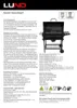 Barbecue au charbon de bois 71 x 35 cm avec couvercle et Voir les images du produit 15