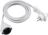 Meister Schutzkontakt-Verlängerung 3 m Kabel weiß IP20 Produktbild-Vorschau 2