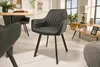 riess-ambiente Retro Stuhl PALERMO anthrazit mit Armlehne Produktbild-Vorschau 4