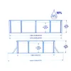 Bestway Hydrium 500x360x120 cm Ovales herausnehmbares Produktbild-Vorschau 13
