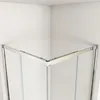 100x100cm 195cm Eckeinstieg Dusche Schiebetür Produktbild-Vorschau 6