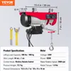 VEVOR elektrische Seilwinde 200kg bis 400kg Hubhöhe 12m Produktbild-Vorschau 7