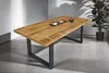 Esstisch 180 x 90 cm Libro, Mangoholz massiv & raue Produktbild-Vorschau 1