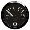 Voltmeter 8/16 V weiß/poliert , 1 Stück Produktbild-Vorschau 2