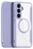 A close-up studio shot of a phone case with a flip cover. Produktbild-Vorschau