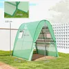 Serre Outsunny avec porte coulissante, 2 fenêtres, serre en Voir les images du produit 3