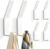 TECBULL® 6 Wand Garderobenhaken weiß matt - Befestigung Produktbild-Vorschau 1