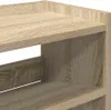 vidaXL Botník Sonoma dub 80x25x81 cm Materiál na bázi dřeva Náhled obrázku produktu 7