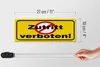 Holzschild  Hinweis Zutritt verboten, 27 x 10 cm, Produktbild-Vorschau 5