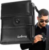 Elegante Herren-Ledergeldbörse mit Druckknopfverschluss, Produktbild-Vorschau 3