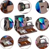 Unyqoos® 3-in-1 massief houten lade- en oplaadstation voor Productafbeelding-voorbeeld 3