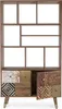 Bücherregal I Dhaval Mango Akazie 100x40x175 cm Produktbild-Vorschau 3