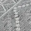 In- & Outdoor Teppich mit Sisal Zickzack Muster graufarben Produktbild-Vorschau 4