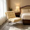 Loungesessel - 73,6 x 84 x 84,5 cm , Creme , Chrome und Produktbild-Vorschau 4
