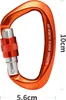 Kletterkarabiner mit Schraubverschluss, strapazierfähig, Produktbild-Vorschau 9