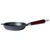 A cast iron frying pan with a wooden handle is shown against a white background. Náhľad obrázku produktu