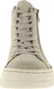 A front view of a beige high-top sneaker. Podgląd zdjęcia produktu