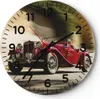 Wanduhr - Rund - Glasuhr - Mg Rot Auto - 30x30cm - Produktbild-Vorschau 1