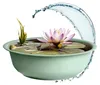 Mini-bassin de jardin rond vert mat - 52 cm - Grande coupe Voir les images du produit 1