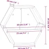 vidaXL Wand-Pflanzkübel 2 Stk. Rostig Cortenstahl 30x10x25 Produktbild-Vorschau 7