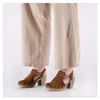Rieker Damen Sandalette Gummizug Blockabsatz Leder Plateau Produktbild-Vorschau 15