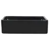vidaXL Umyvadlo keramické obdélníkové černé 41 x 30 x 12 cm Náhled obrázku produktu 5