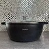 Velký hrnec, 23,4 litrů, 44 cm, nepřilnavý mramorovaný typ Náhled obrázku produktu 6