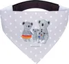 Mr. & Mrs. Panda Hundehalstuch Koala Familie - Grau Pastell Produktbild-Vorschau 1
