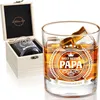 Papa Whiskeyglas in Holzkiste - Ideale Produktbild-Vorschau 1