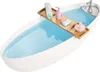 A toy bathtub filled with blue water, complete with accessories on a tray. Náhľad obrázku produktu