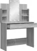A vanity table with a mirror and lights. Náhľad obrázku produktu