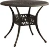 vidaXL Tavolo da giardino bronzo 90x90x74 cm in fusione di Anteprima dell’immagine prodotto 6