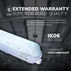 hoftronic LED Feuchtraumleuchte 150cm 1x30W IP65 Grau Produktbild-Vorschau 4