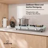 Klarstein Barzona Gaskochfeld, 3-Brenner Edelstahl & Glas, Produktbild-Vorschau 4