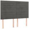 vidaXL Bettgestell mit Kopfteil Dunkelgrau 140x190 cm Samt Produktbild-Vorschau 17