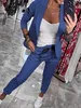 ASKSA Dámy dlouhý rukáv dva kusy Elegantní obchodní oblek Náhled obrázku produktu 2