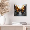 DEQOART Hybrid Leinwand Bild 30x30 cm 'Flügelkunstwerk' Produktbild-Vorschau 4