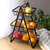 Stilvoller Obstkorb / Obstschale – Organizer aus schwarzem Produktbild-Vorschau 2