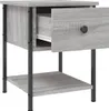 vidaXL Tables de nuit 2 pcs. Gris Sonoma 34x35,5x45 cm Bois Voir les images du produit 6