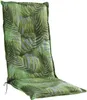 A high chair cushion with a palm leaf pattern. Produktbild-Vorschau