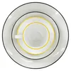 Porcelanowy talerz deserowy Linea Black, ø 19 cm, czarna Podgląd zdjęcia produktu 5