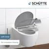 SCHÜTTE Duroplast WC sedadlo GREY, mäkko zatvárateľné WC Náhľad obrázku produktu 4