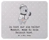 Mr. & Mrs. Panda Mauspad Beikoch Herz - Grau Pastell - Produktbild-Vorschau 1