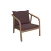 A single lounge chair with a cushion, presented on a white background. Produktbild-Vorschau
