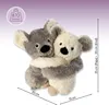 Warme-/Kaltespielzeug - Mikrowelle - Koala - 25 cm - grau - Produktbild-Vorschau 6